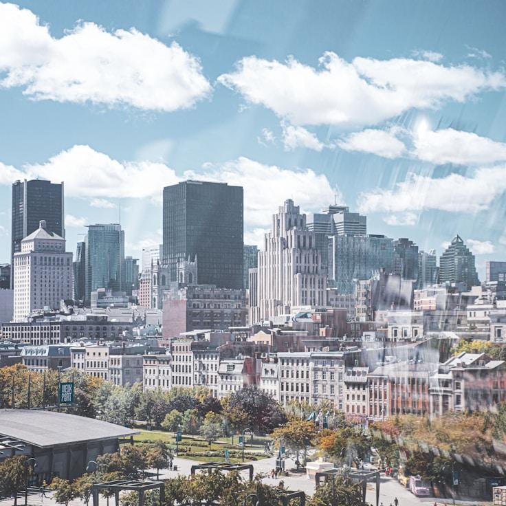 Sunset outdoors in Canada